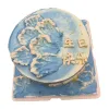 Blue cream cake, birthday cake, family party dessert, 8-inch customizable Item Picture